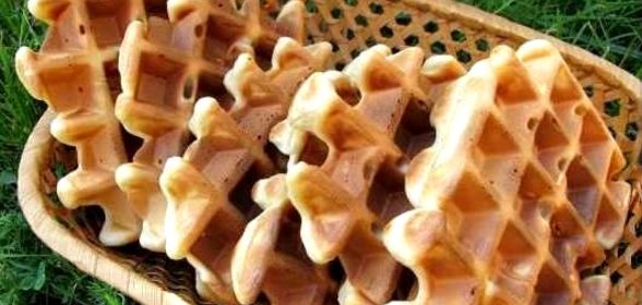 Бельгийские вафли без яиц