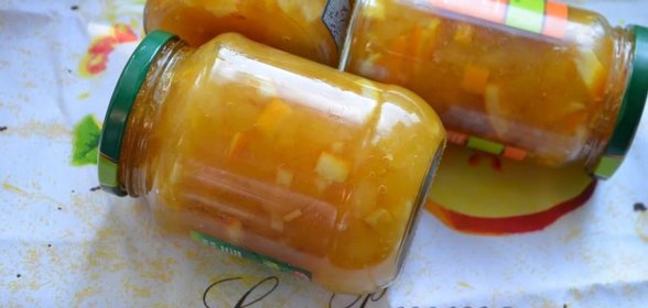 Кабачковое варенье с ананасом