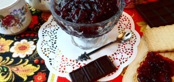 Варенье из слив с шоколадом