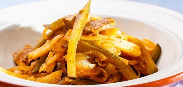 Мясное азу с картофелем