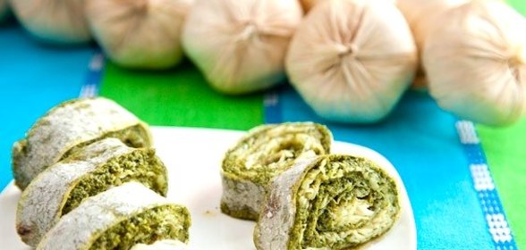 Блинчики из лаваша с начинкой