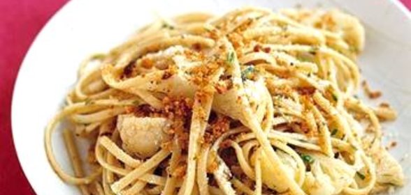 Паста с цветной капустой и шалфеем