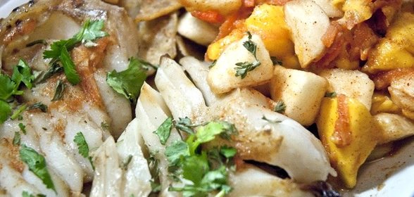 Налим, запеченный в духовке