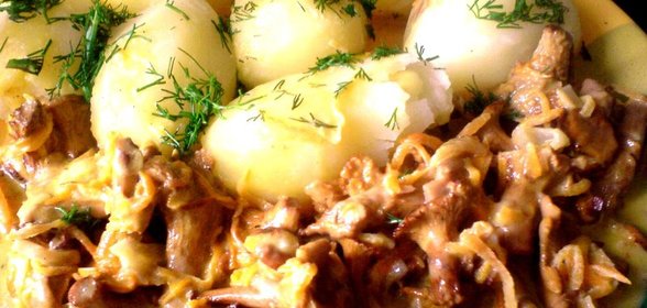 Лисички в сметане и не только или с Днем шахтера!