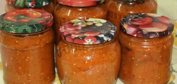 Баклажановая икра на зиму