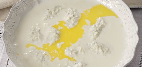 Молочный суп с картофельными клецками