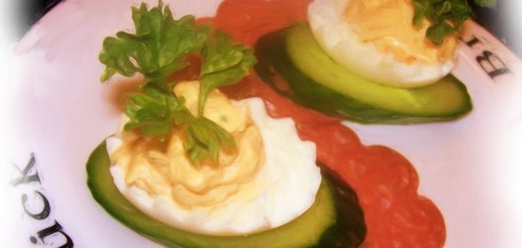 Осетрина с грибным соусом