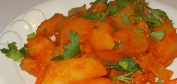 Рагу из овощей и картофеля