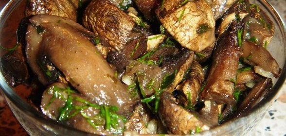 Закусочка из шампиньонов