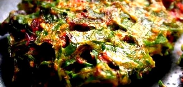 Котлеты из свекольной ботвы