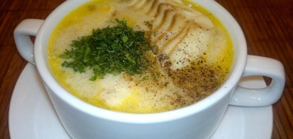 Густой рыбный суп с овощами и сливками (Ватерзой)