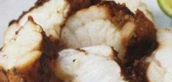 Жареная рыба на гриле в остром маринаде