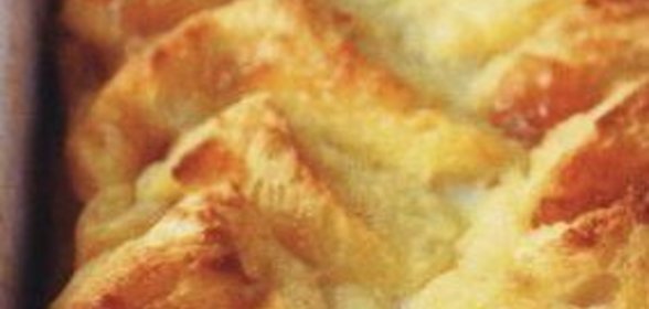 Хлебный пудинг с джемом