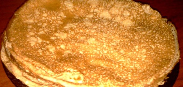 Блины с овсянкой