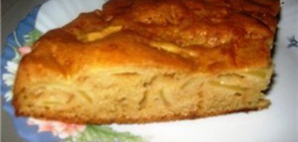 Яблочный пирог без проблемм