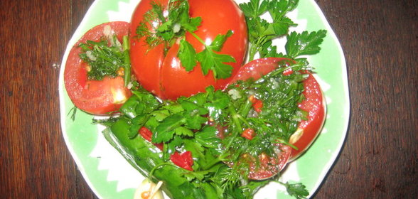 Огурчик и помидорчик малосольные за часочек