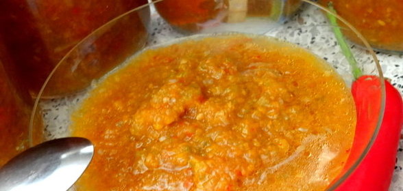 Аджика (любимый рецепт, мультиварка)