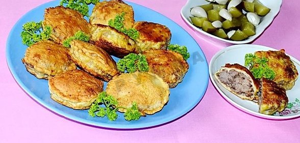 Отбивные из фарша в кляре