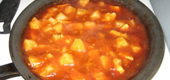 рыба в кисло-сладком соусе с ананасами