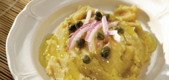 Пюре из гороха и картошки