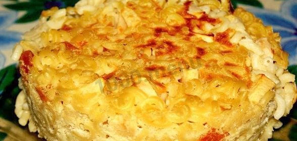 Вермишелевая запеканка в духовке как в детском саду