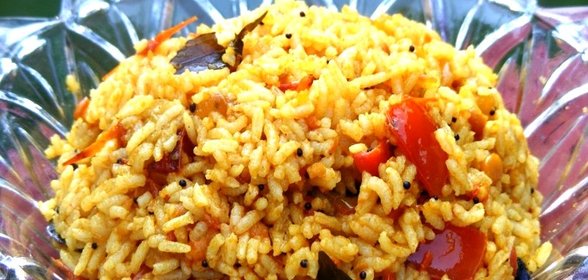 Рис с миндалем и изюмом