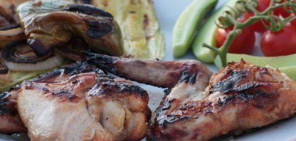 Куриные крылья на гриле