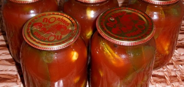 Огурцы в томате на зиму