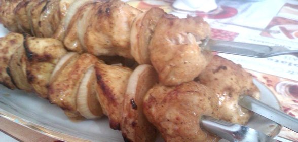Шашлык из куриной грудки