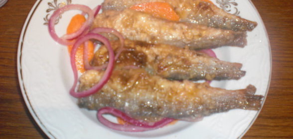 Салака в маринаде ( вариант )