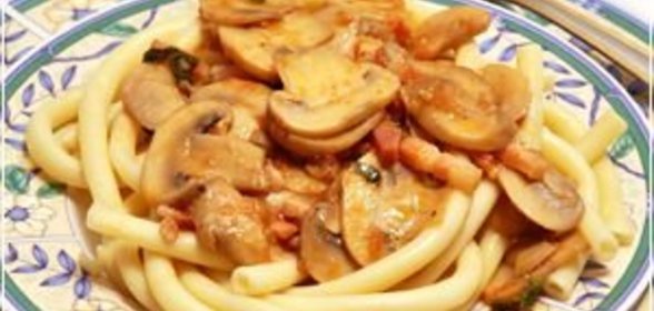 Рулет с макаронами