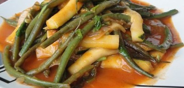 Зелёная Фасоль с Цукини и Перцем ! ! !