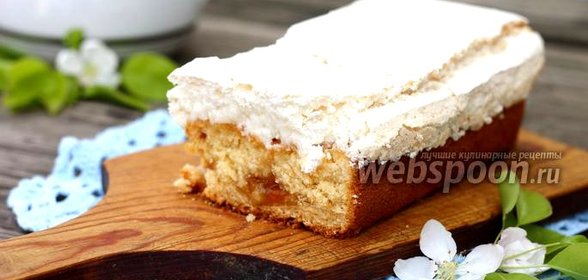 Кекс с кокосовой меренгой