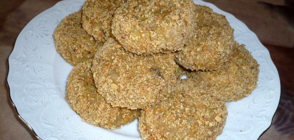 Картофельные котлеты с квашеной капустой