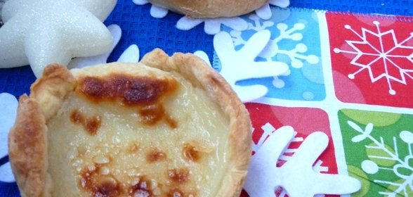 Яичные тарталетки с кокосовым молоком