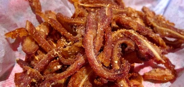 Жареные свиные ушки