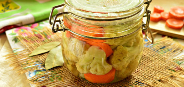 Консервированная цветная капуста (заготовка на зиму)