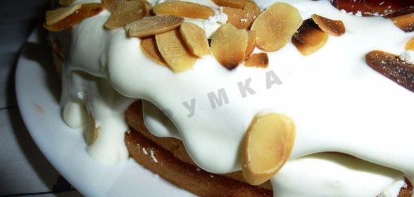Торт с клубничным вареньем