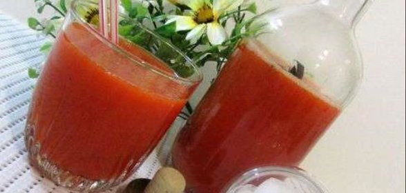 Лимонад из сладкого перца с базиликом