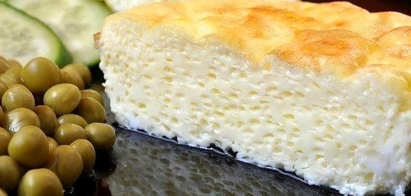 Пышный омлет со сливочным маслом на водяной бане
