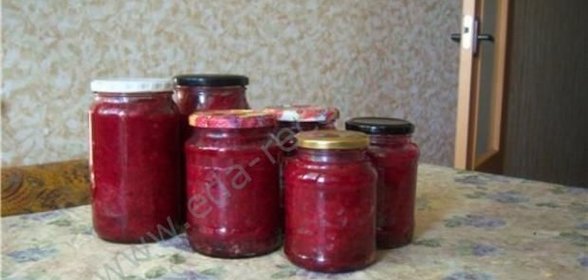 Свекла на зиму для борща