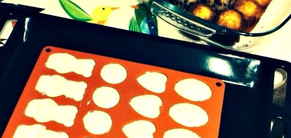 Быстрые ванильные кексы