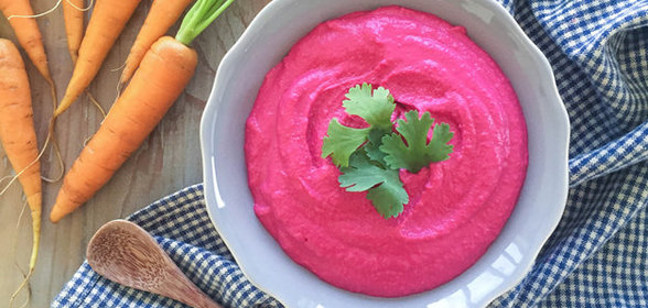 Свекольный хумус