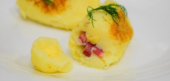 Жареный картофель с сюрпризом