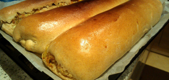 Рулет со скумбрией