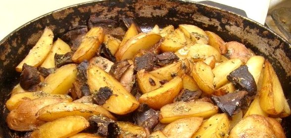 Подосиновики с картошкой