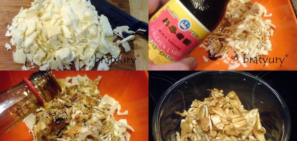 Салат капустный случайный. Рецепт из серии «попутных»