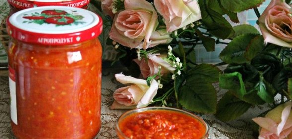 Острый томатный соус со сладким перцем на зиму