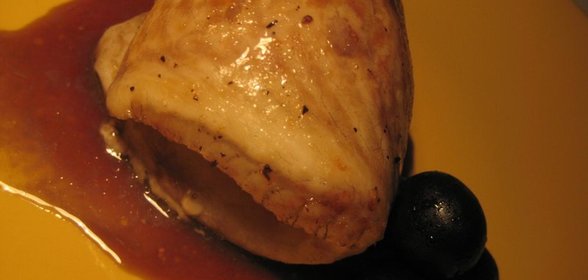 Рулеты из тилапии с солёными лимонами