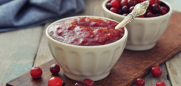 Клюквенное-яблочный соус для мяса